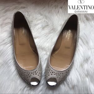 VALENTINO GARAVANI Swarovski Crystal Flats